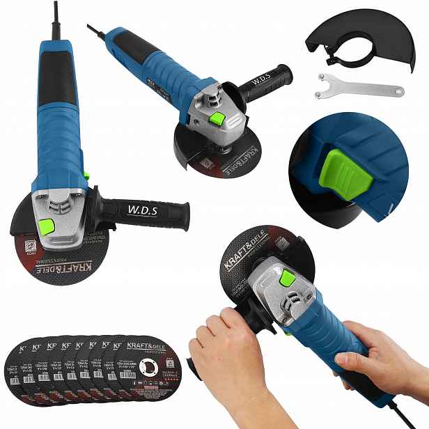 Úhlová Bruska Flexa 125 mm 1500 W 230 V W.d.s. 10 Kotouč