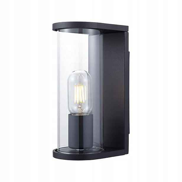V-tac Fasádní nástěnné svítidlo loft 1xE27 IP44 černé Mat VT-81040
