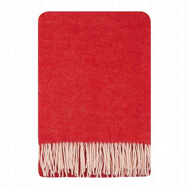 Vánoční Vlněná Deka teplý pléd 100% vlna 140x200 Cozy Blankets
