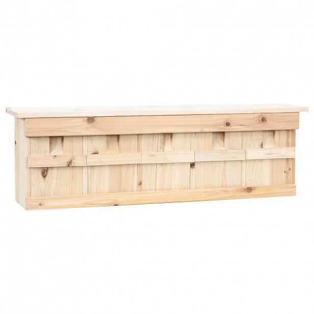 vidaXL Ptačí budka pro vrabce 5 komůrek 68 x 15 x 21 cm jedlové dřevo