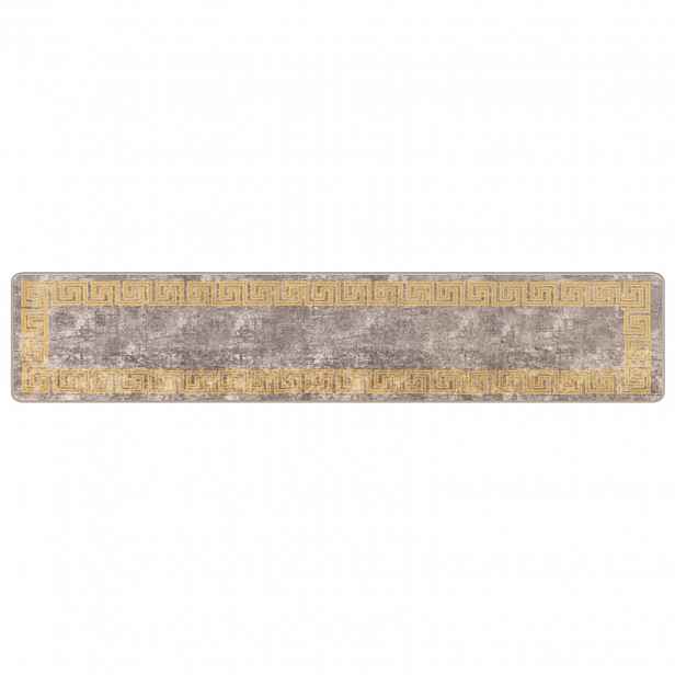 vidaXL Běhoun MARSA Šedá 50 x 250 cm Polyester a PVC