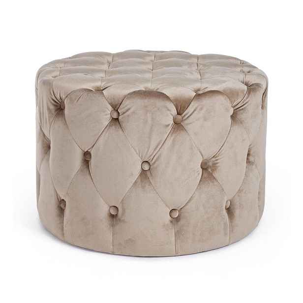 Taupe taburet Lorella – Yes Everyday