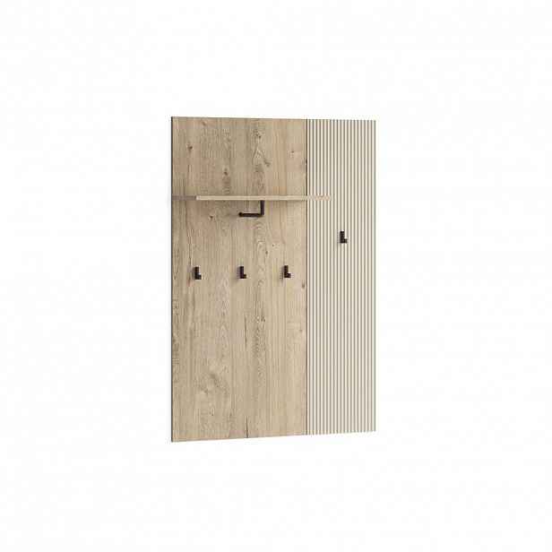 Vicco NÁSTĚNNÝ VĚŠÁK Puerto, Dub/Kašmír, 86 x 120 cm