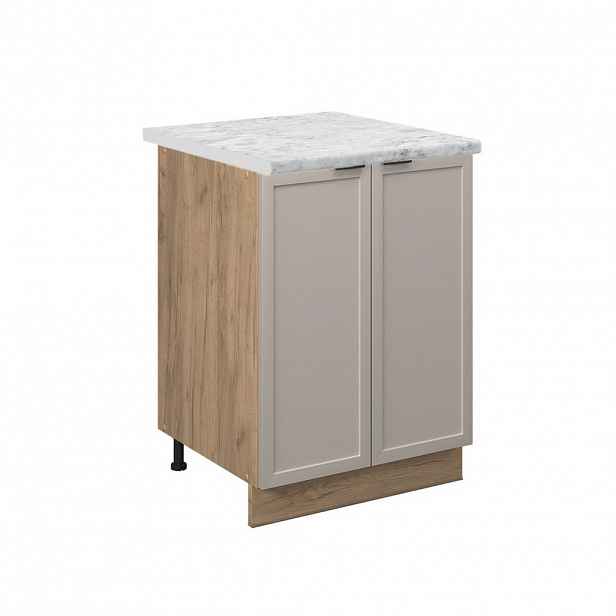 Vicco SPODNÍ SKŘÍŇKA KUCHYŇSKÉ LINKY Fame-Line GreyBeige 60 cm , PD Mramor
