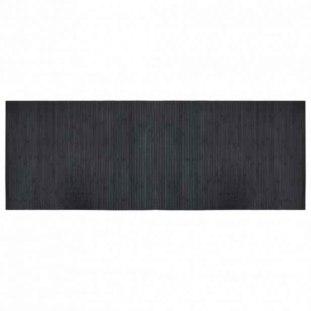 vidaXL Koberec obdélníkový šedý 70 x 200 cm bambus