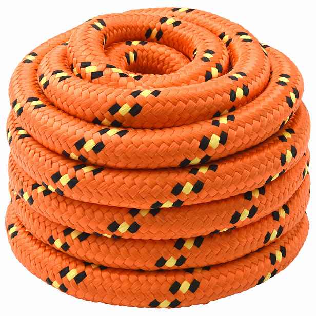 vidaXL Víceúčelové užitkové lano 40 mm 10 m Oranžová PP