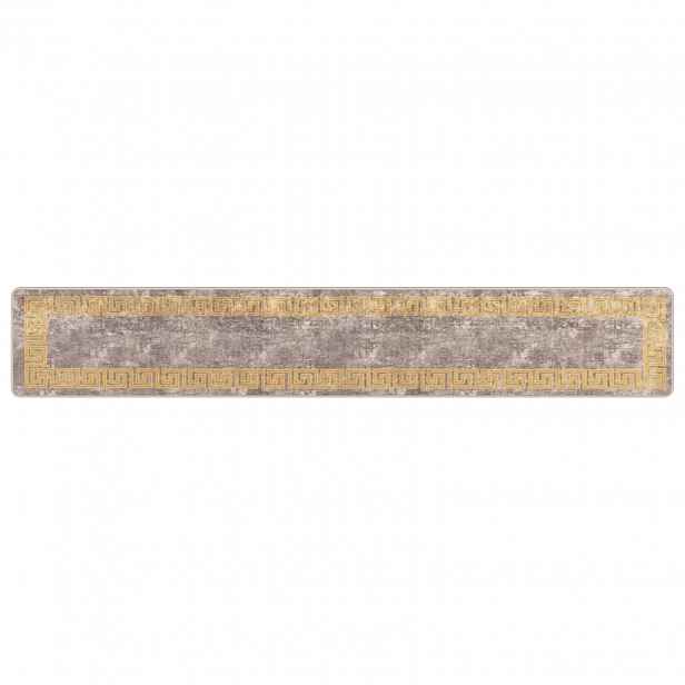 vidaXL Běhoun MARSA Šedá 50 x 300 cm Polyester a PVC