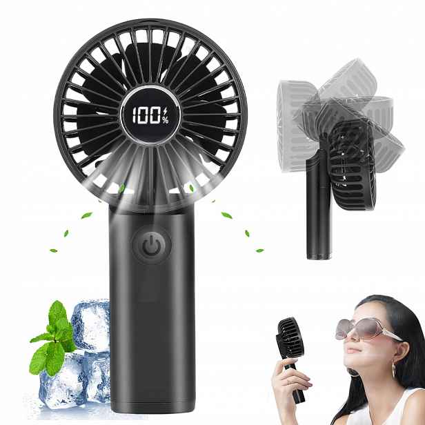Bezdrátový Usb Ventilátor, Tichý Mini Ruční Stolní Ventilátor 3600 Mah