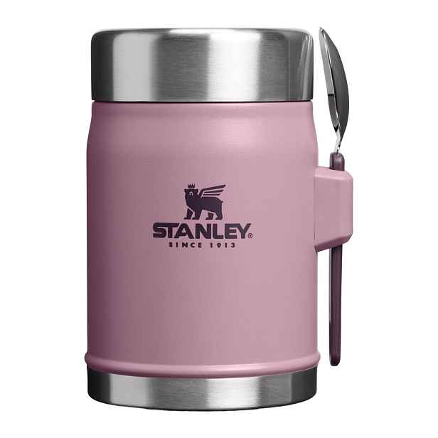 Fialová termoska na jídlo z nerezové oceli 400 ml Legendary Food Jar + Spork Purple Smoke – Stanley