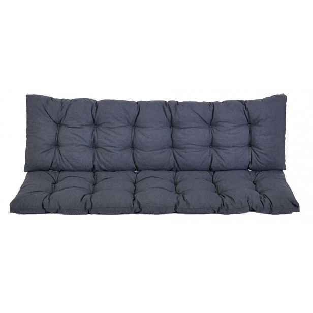 Poduška na lavici PREMIUM 160 x 45 cm, tmavě šedá