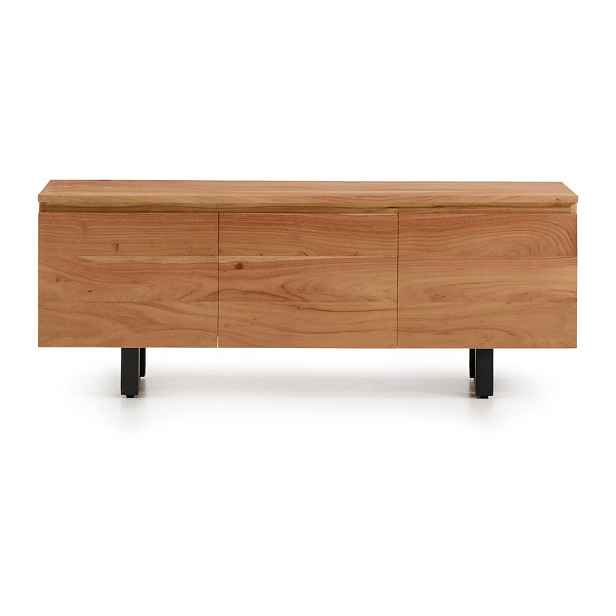 TV stolek z masivu akácie v přírodní barvě 150x58x40 cm Uxue – Kave Home