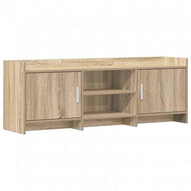 vidaXL Televizní skříň 130 x 33 x 47 cm Dub sonoma Kompozitní dřevo