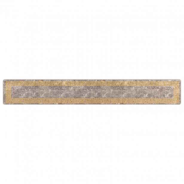 vidaXL Běhoun MARSA Šedá 50 x 350 cm Polyester a PVC
