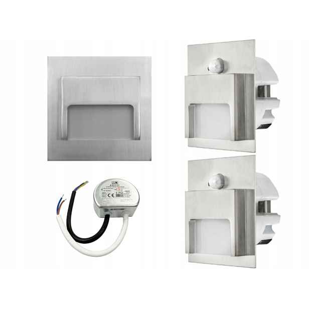 Sada Halogen Led schodišťová lampa 3x senzor