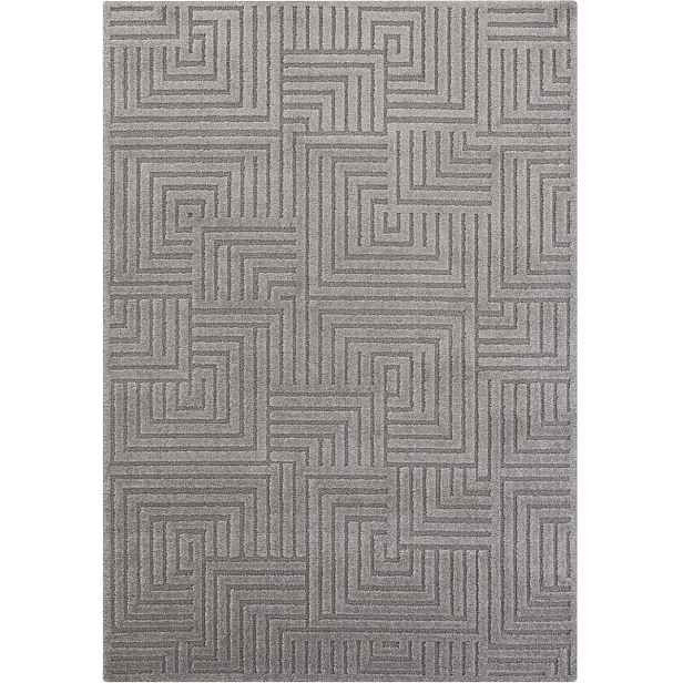 Koberec 160x230 cm do obývacího pokoje, moderní šedý 3D vzor Elle Decor Manipu