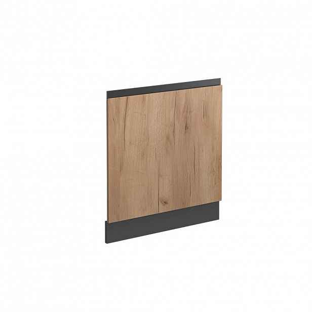 Vicco PŘEDNÍ PANEL R-Line Zlatý mocný dub 59.6 cm Tvar J, bez pracovní desky