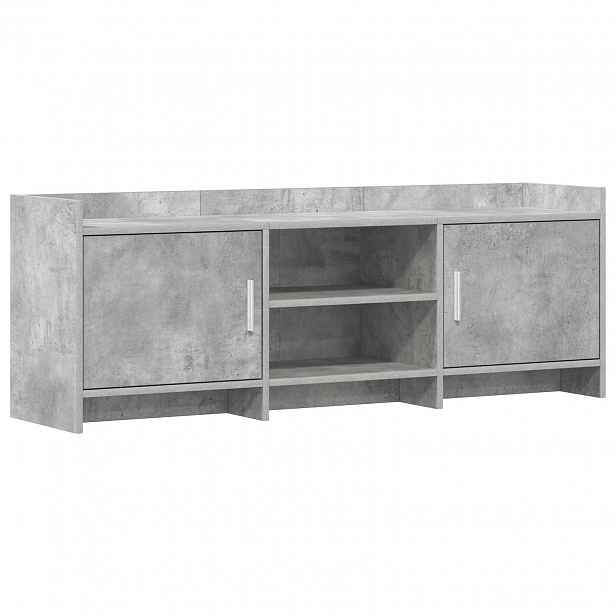 vidaXL Televizní skříň 130 x 33 x 47 cm Betonově šedá Kompozitní dřevo