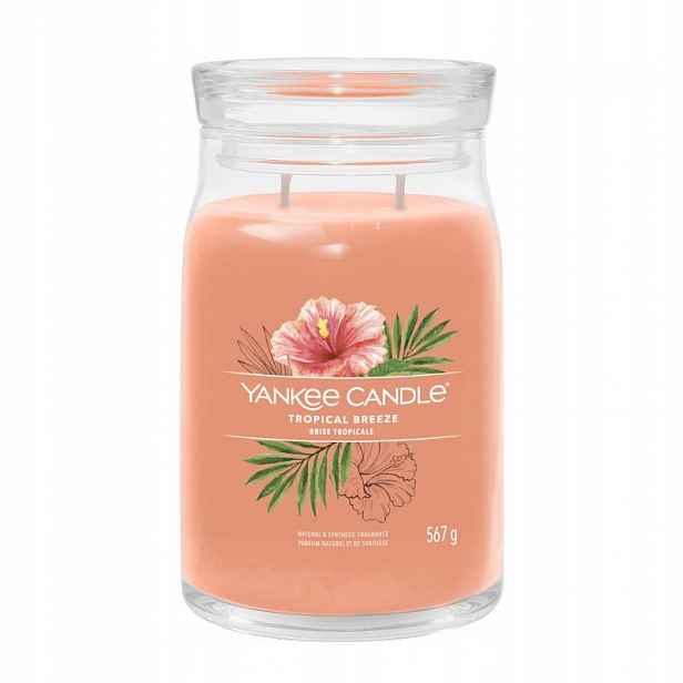 Yankee Candle Signature Tropical Breeze velká vonná svíčka 567 g