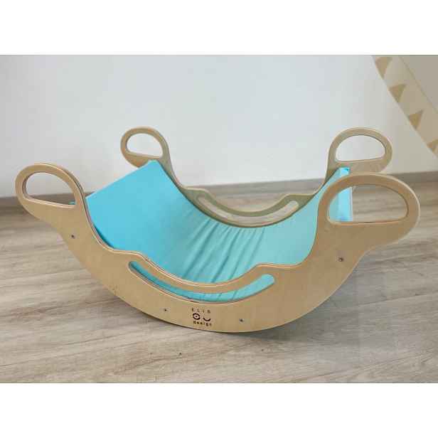 ELIS DESIGN Potah na Montessori houpačku 100 cm max s elastanem barva: tyrkysová