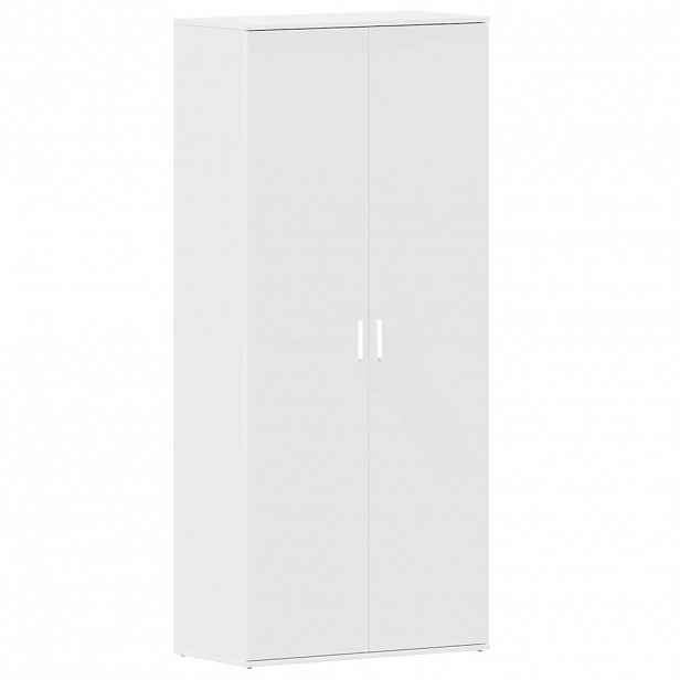 vidaXL Skříň na obuv 80 x 39 x 178 cm Kompozitní dřevo Bílá