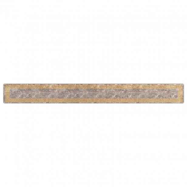 vidaXL Běhoun MARSA Šedá 50 x 450 cm Polyester a PVC