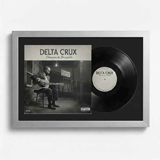 K-Möbel RÁM NA GRAMOFONOVÉ DESKY 40/60 na obal a vinylovou desku
