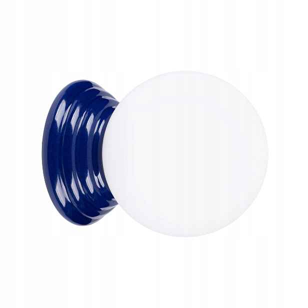 Sollux Lighting Nástěnné svítidlo zori ultramarínová skleněná koule 1xg9 8w