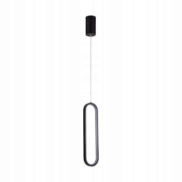 V-tac Závěsná Led lampa černá 13W 3000K IP20 moderní