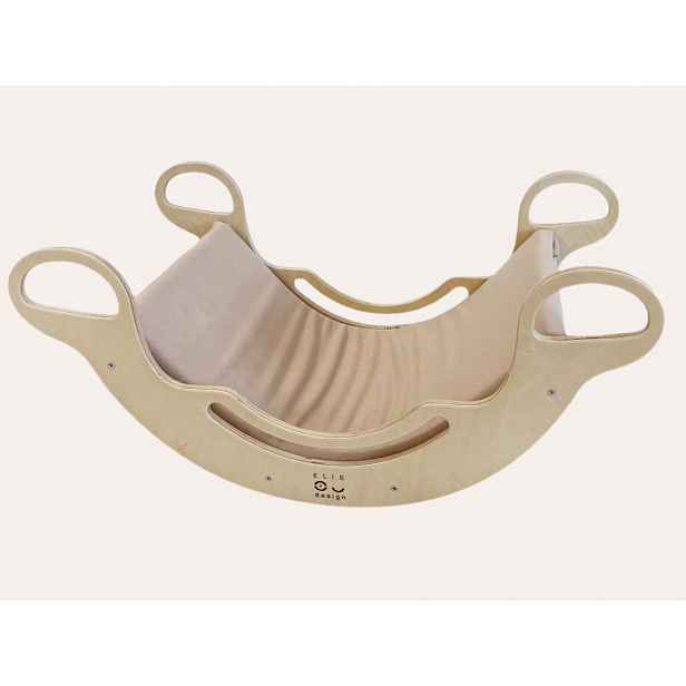 ELIS DESIGN Potah na Montessori houpačku 100 cm max s elastanem barva: béžová