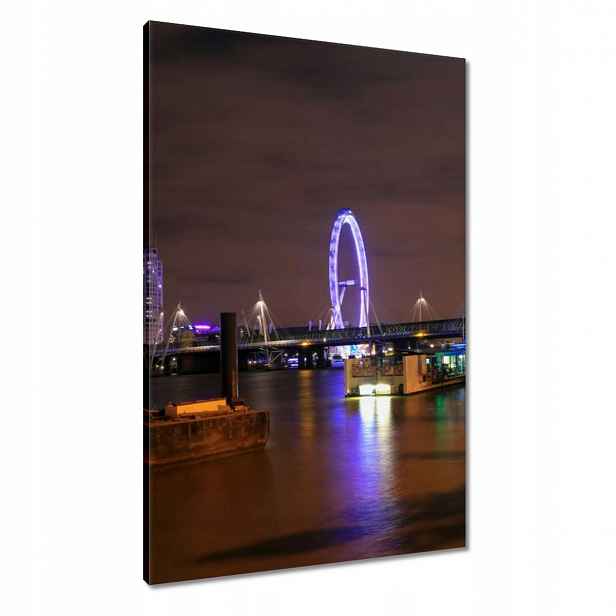 Obrazy 60x90 Fialový London Eye