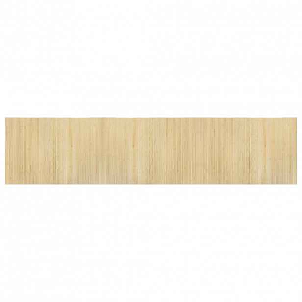 vidaXL Koberec obdélníkový světle přírodní 70 x 300 cm bambus