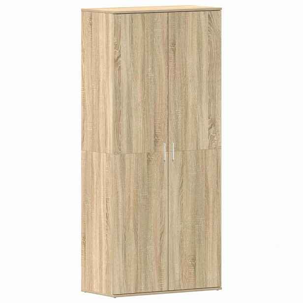 vidaXL Skříň na obuv 80 x 39 x 178 cm Kompozitní dřevo Sonoma dub