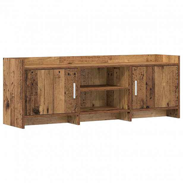 vidaXL Televizní skříň 130 x 33 x 47 cm Staré dřevo Kompozitní dřevo
