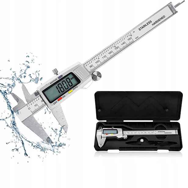 Profesionální Elektronická/digitální Posuvná Měřítka L-150 mm/6'' Kovová