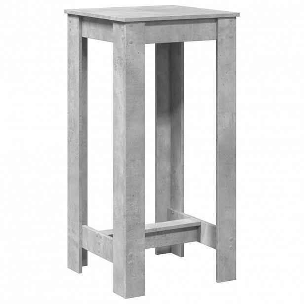 vidaXL Barový stůl betonově šedý 51 x 50 x 103,5 cm kompozitní dřevo
