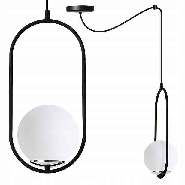 Závěsná Stropní Lampa Lustr Dlouhý Pavouk Obruč Ring Koule Do Kuchyně E14