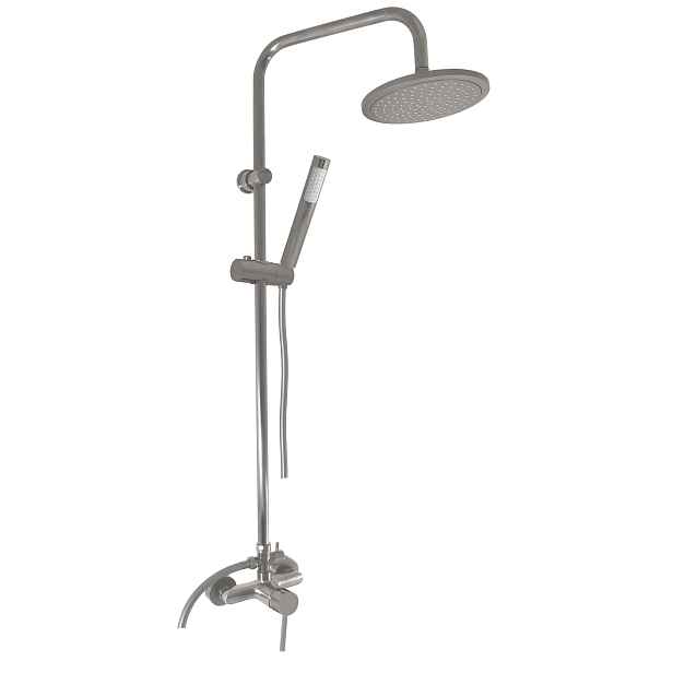 SEINA - Sprchový systém s vodovodní baterií, Metal grey - lesklá SE982.5/7-61MGL, RAV Slezák