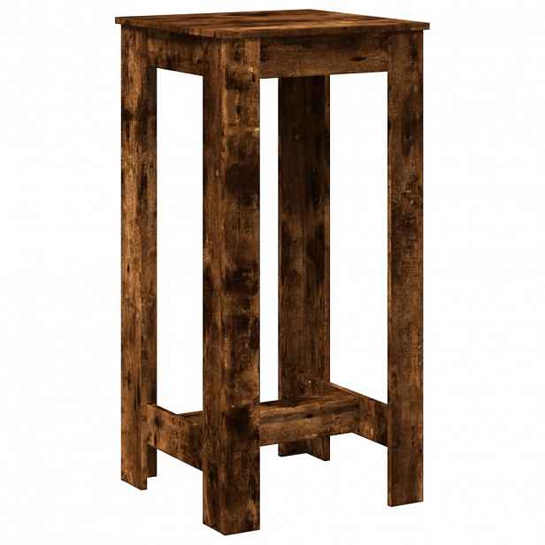 vidaXL Barový stůl kouřový dub 51 x 50 x 103,5 cm kompozitní dřevo