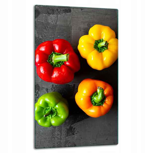 7v1 Skleněná Deska Panelová Deska 30x52 Paprika