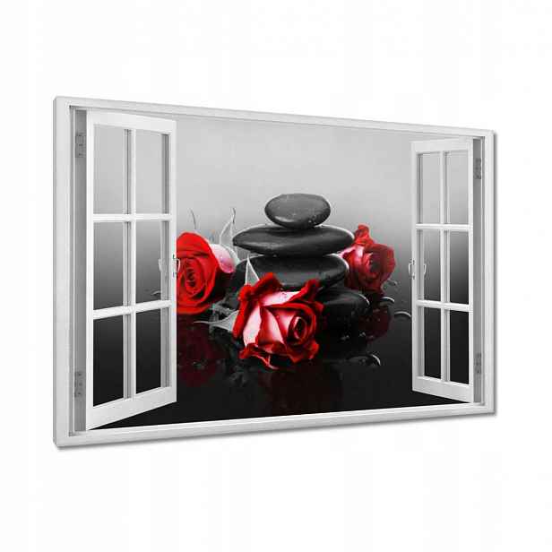 Obrazy 120x80 Červené růže Spa