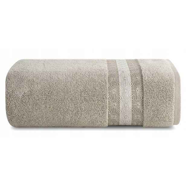 Koupelový ručník 70x140 Bavlna Nadýchaný 500 g/m2 Malika Béžová