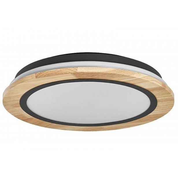LEDVANCE Smart+ - Chytré stropní LED svítidlo Orbis, průměr 40 cm, Wood 4058075754751