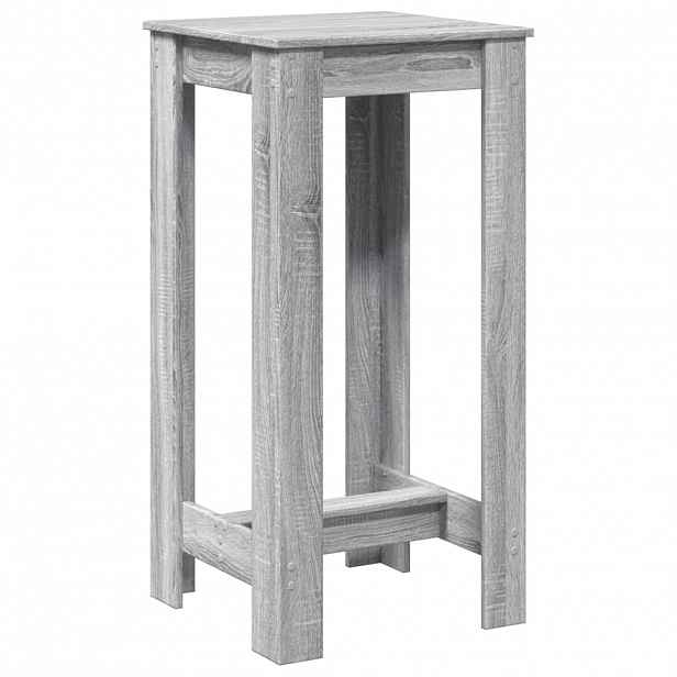 vidaXL Barový stůl šedý sonoma 51 x 50 x 103,5 cm kompozitní dřevo
