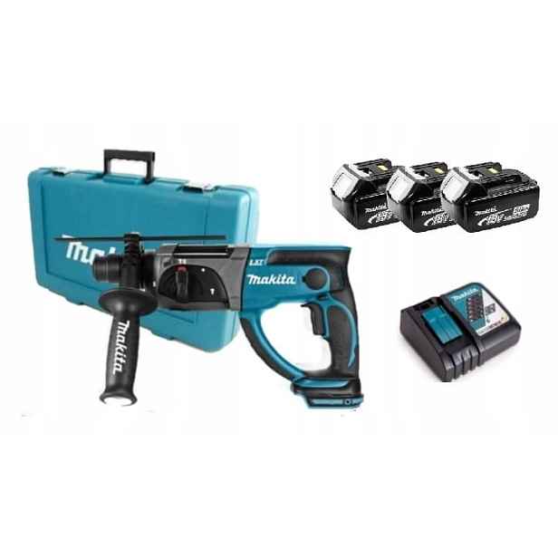 Makita DHR202RTE3 Aku Příklepová Vrtačka 18V 3x5,0Ah Sds