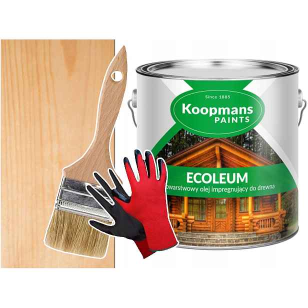 Olej na dřevo Fasády Asfaltový Šindel Ecoleum Bezbarvý 10L