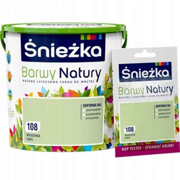 Śnieżka Barvy přírody jarní louka 108 5 l