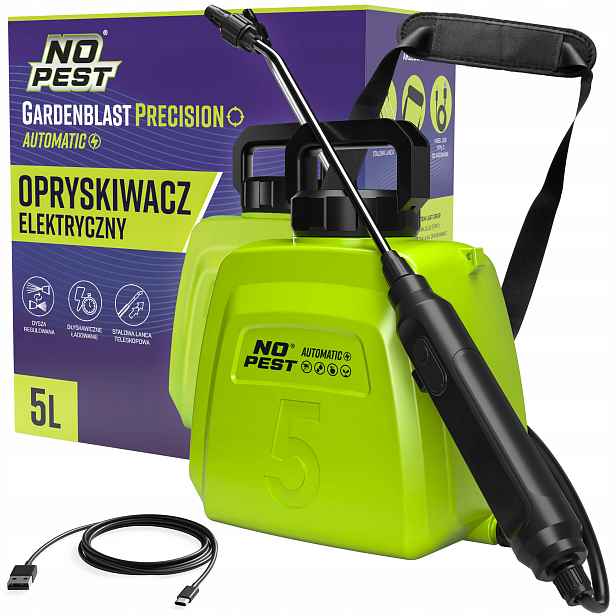 Elektrický Tlakový Postřikovač Automatický Gardenblast No Pest 5 L