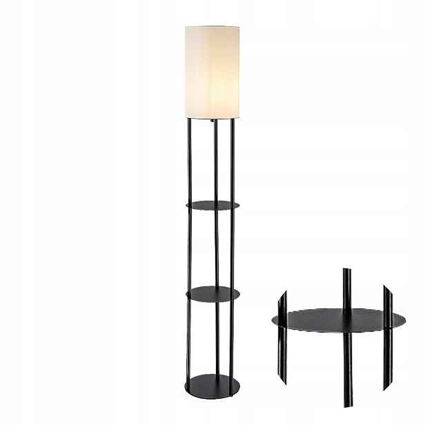 Podlahová lampa Bílá Moderní E27 150 cm Metal Bronn Rabalux