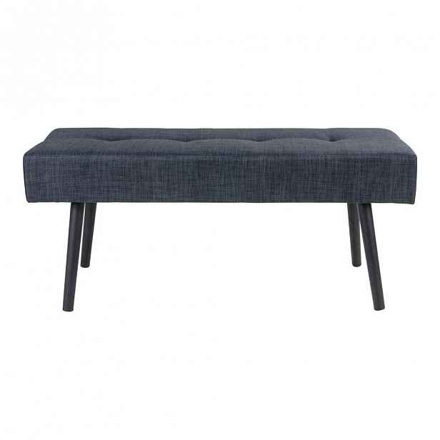 Tmavě šedá lavice loomi.design Skiby