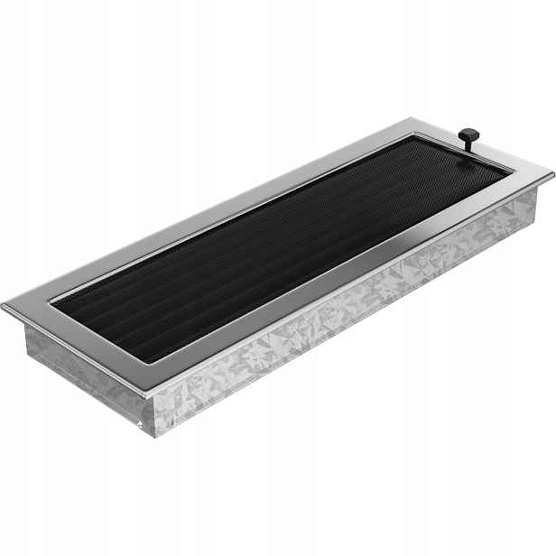 Ventilační Mřížka 17x49 niklovaná s žaluzií